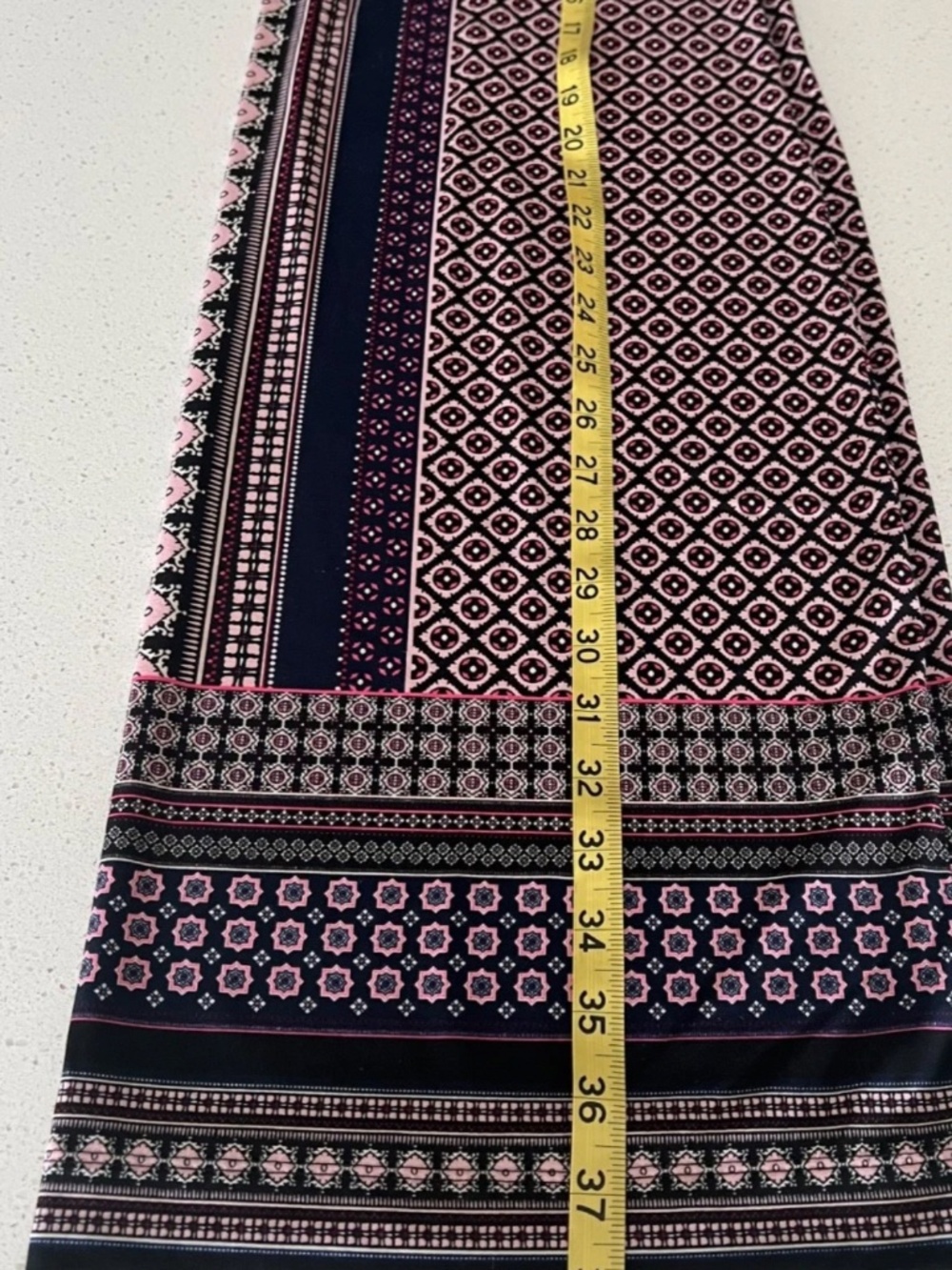 Roz & Ali Graphic Dress Size Medium Abstract Career Short Sleeve - Picture 10 of 10